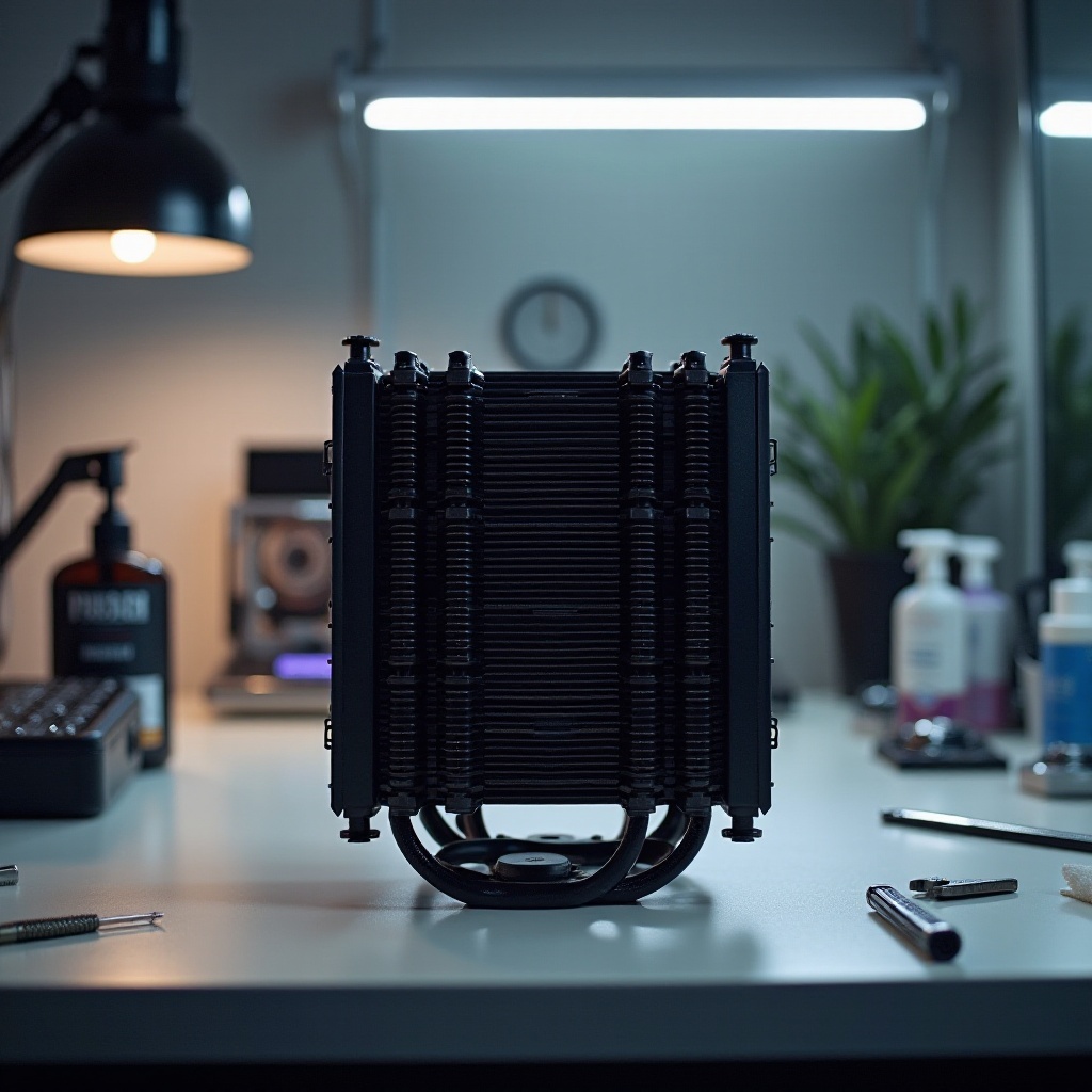 كيف أنظف مبرد الماء aio?