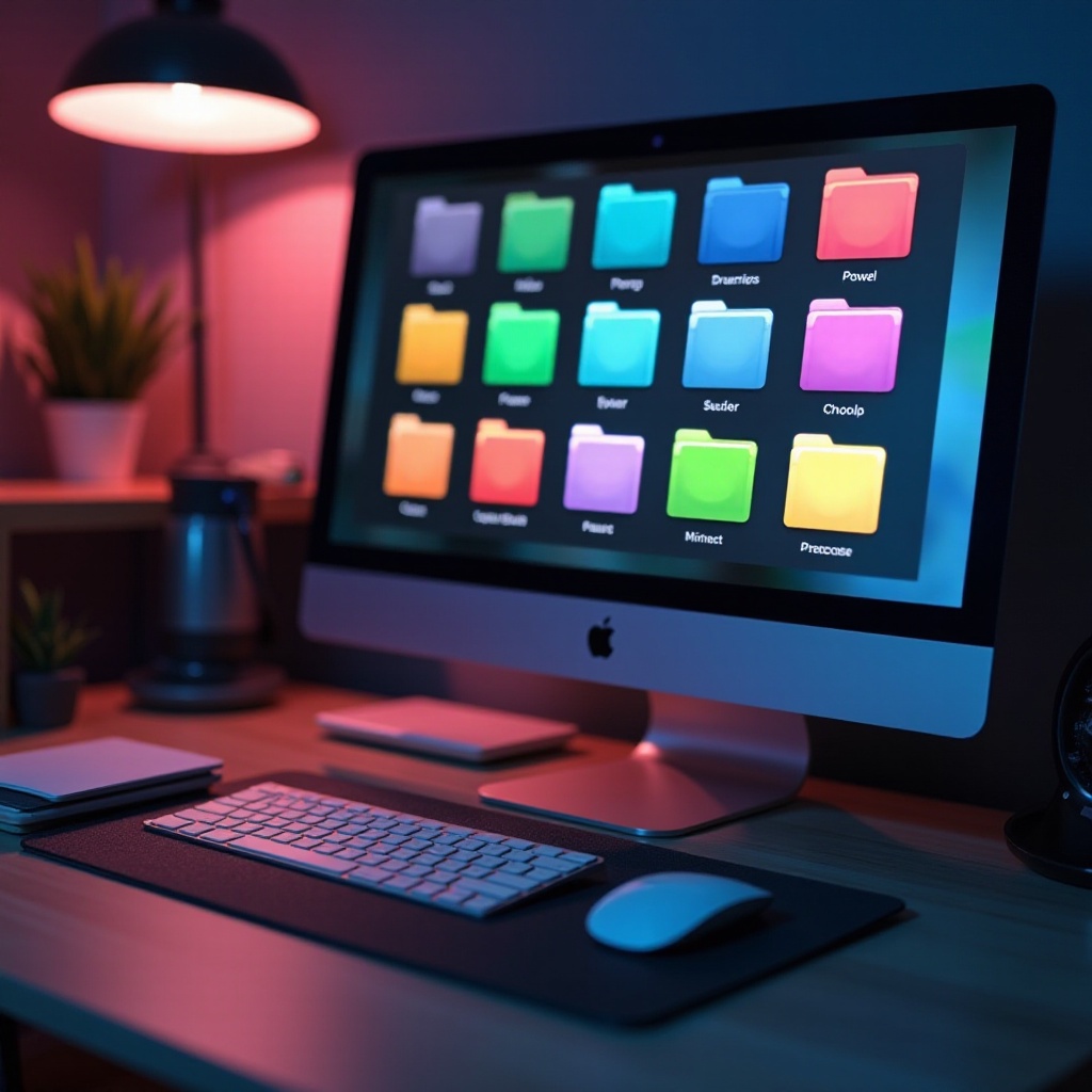cara mengubah warna folder di mac