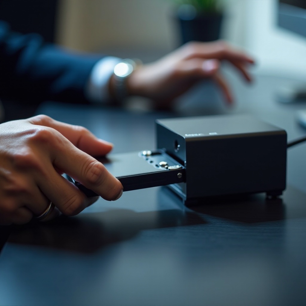 kết nối ổ cứng ngoài vào mạng