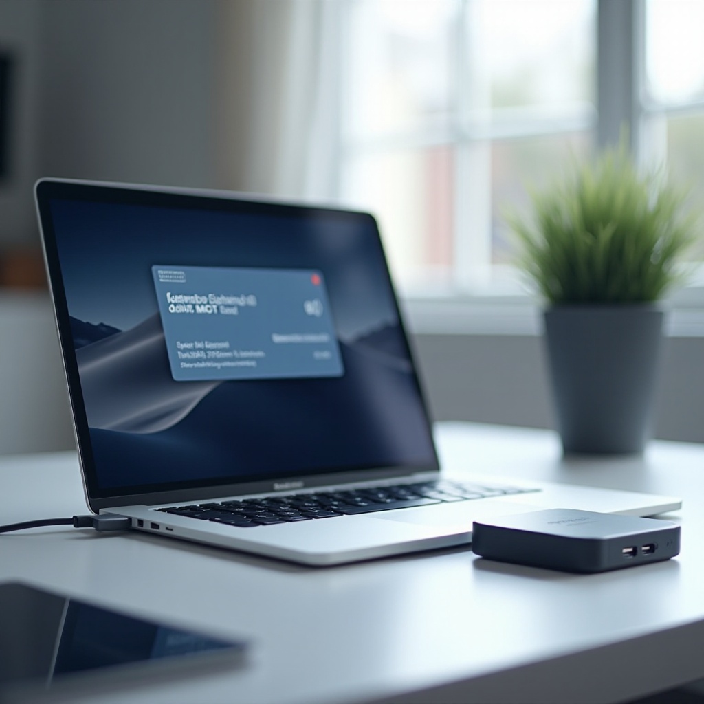 hiển thị dung lượng còn lại của SSD ngoài trên tiện ích macOS