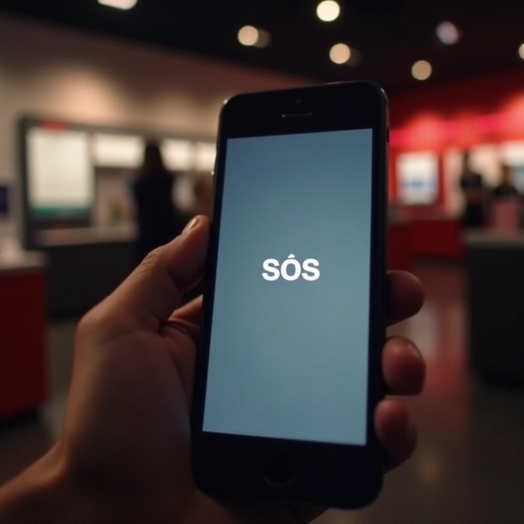 ماذا يعني sos على هاتف فيريزون