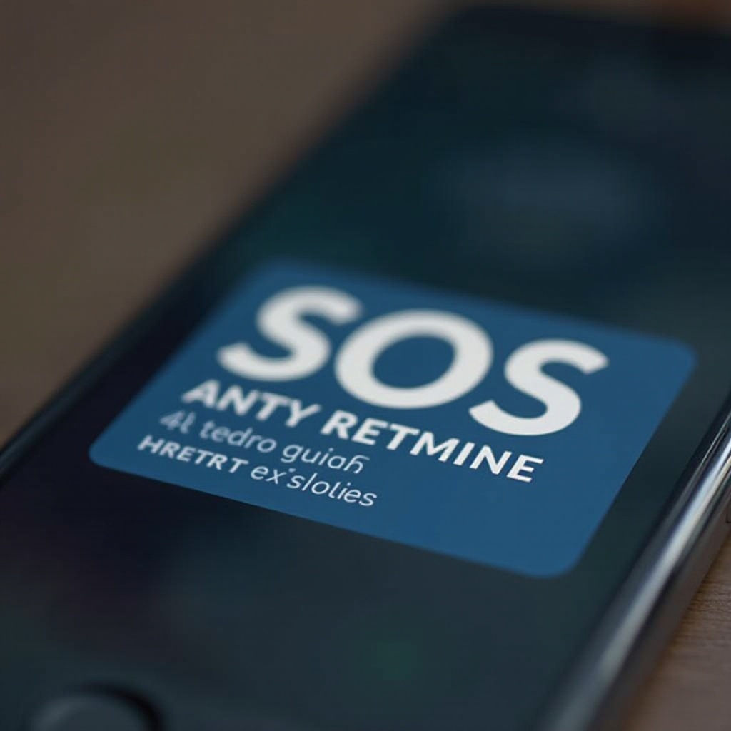 o que significa sos no telefone da verizon