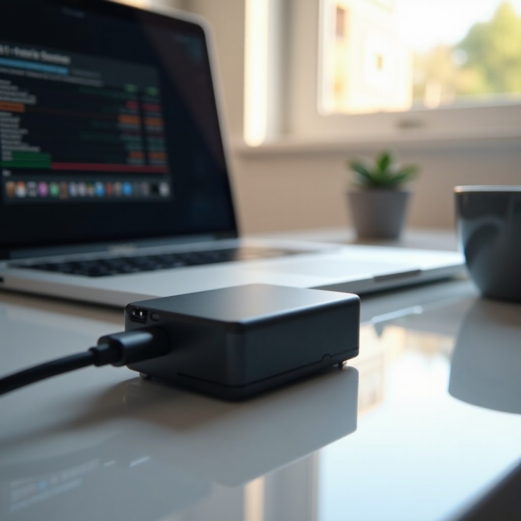 exibir armazenamento restante do SSD externo no widget do macOS