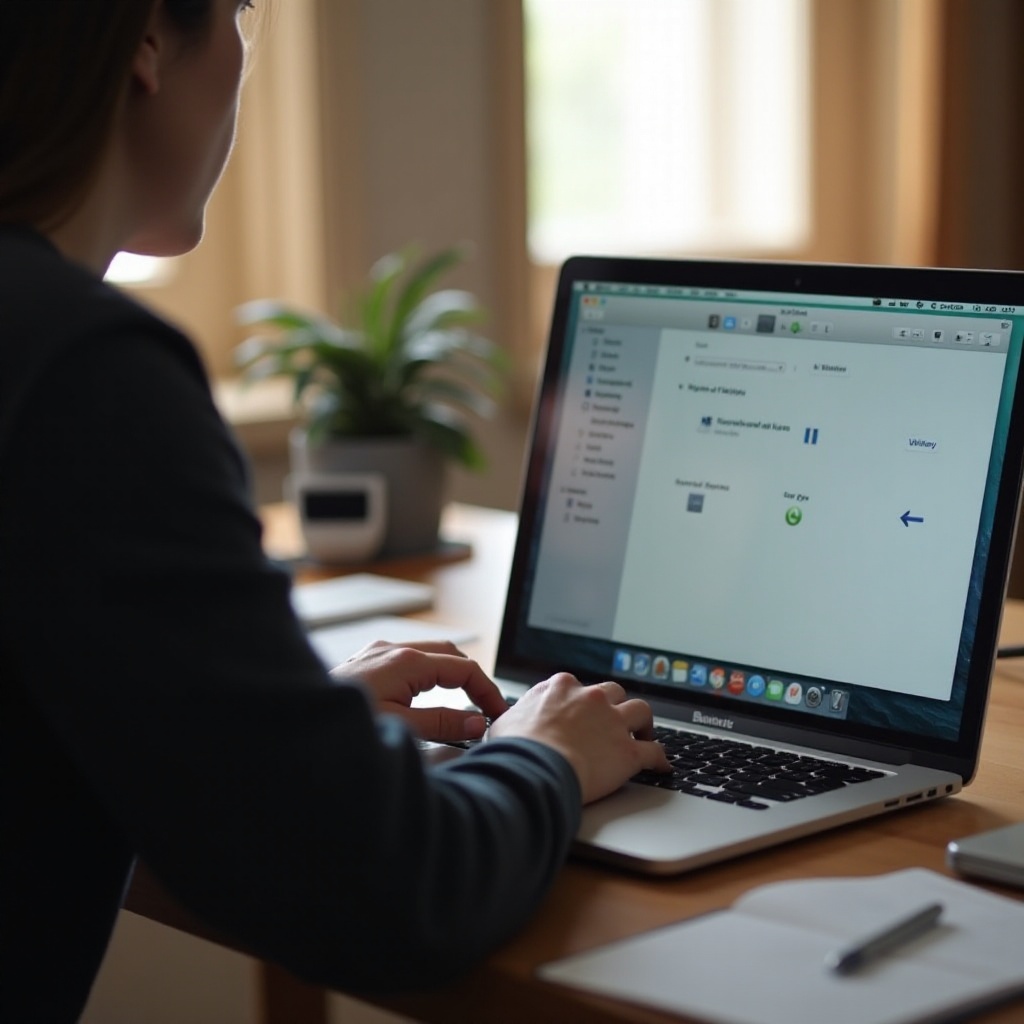 como tornar a tela do mac menor