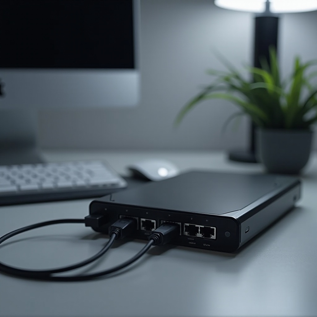 hubungkan hard drive eksternal ke jaringan
