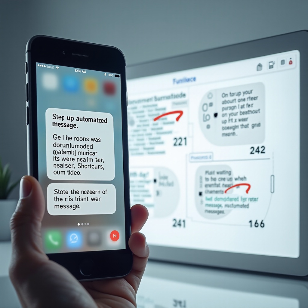 gửi tin nhắn tự động phím tắt iPhone