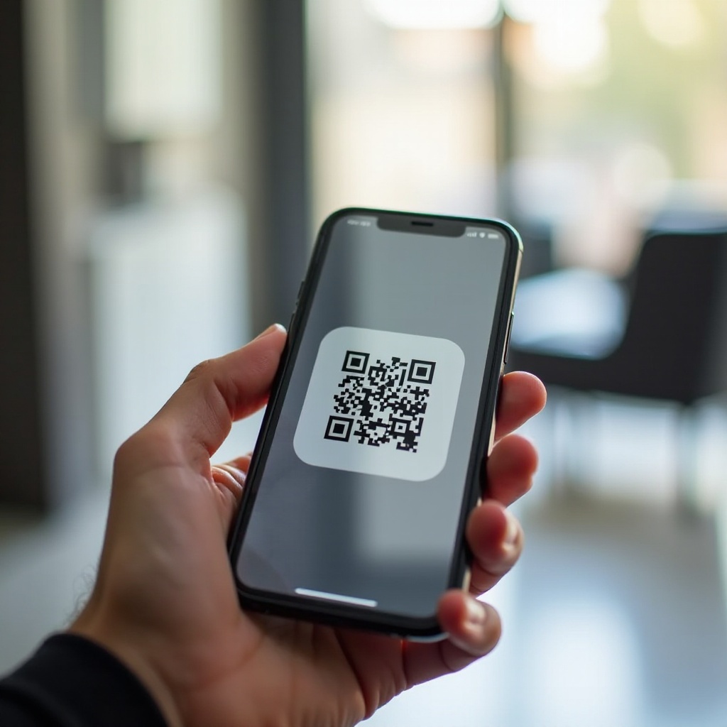 cara memindai kode QR dari tangkapan layar di iphone