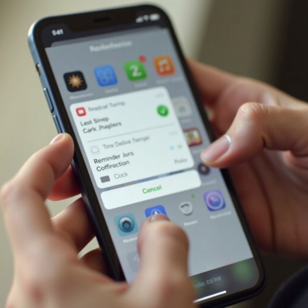 como definir lembretes diários no iPhone