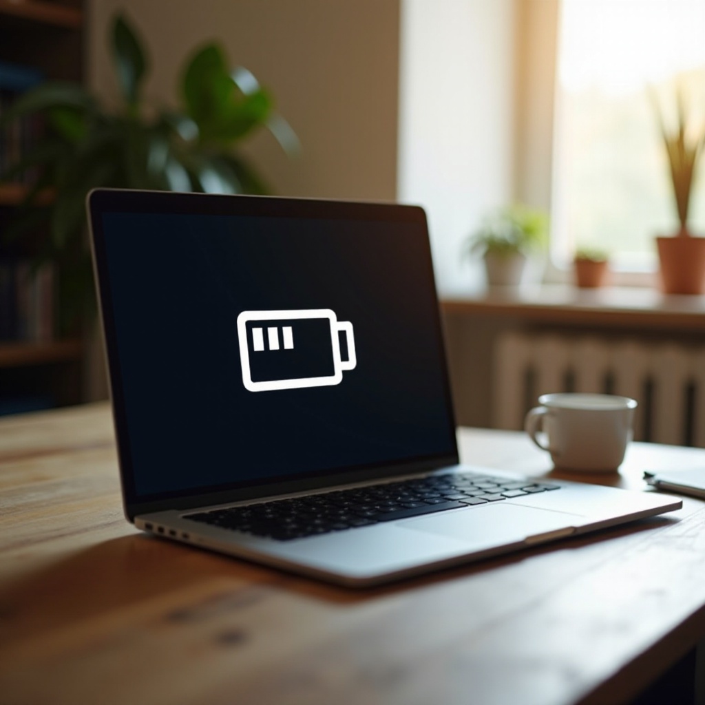 nova bateria do laptop não está carregando
