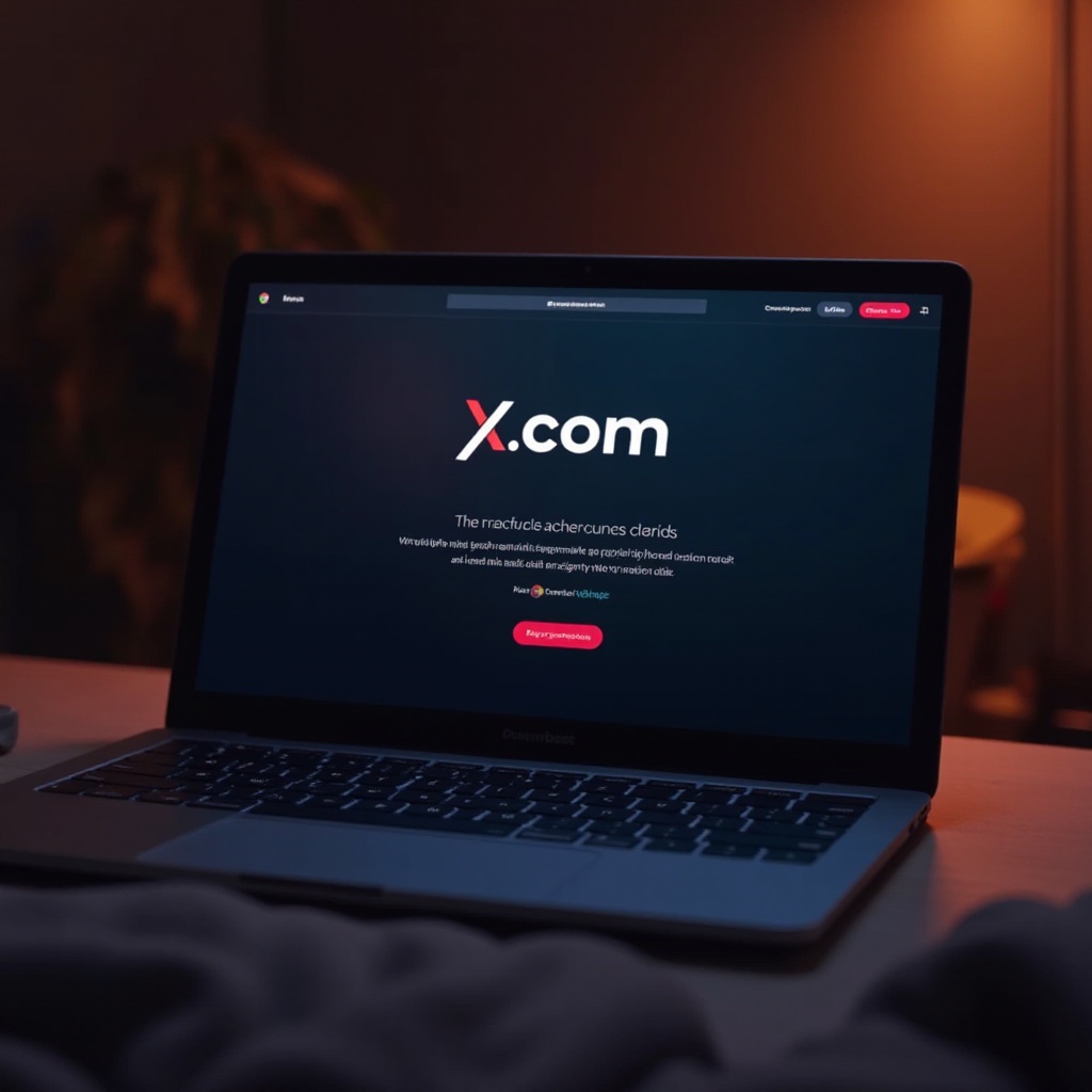 x.com mở trong nền tối trên chromebook