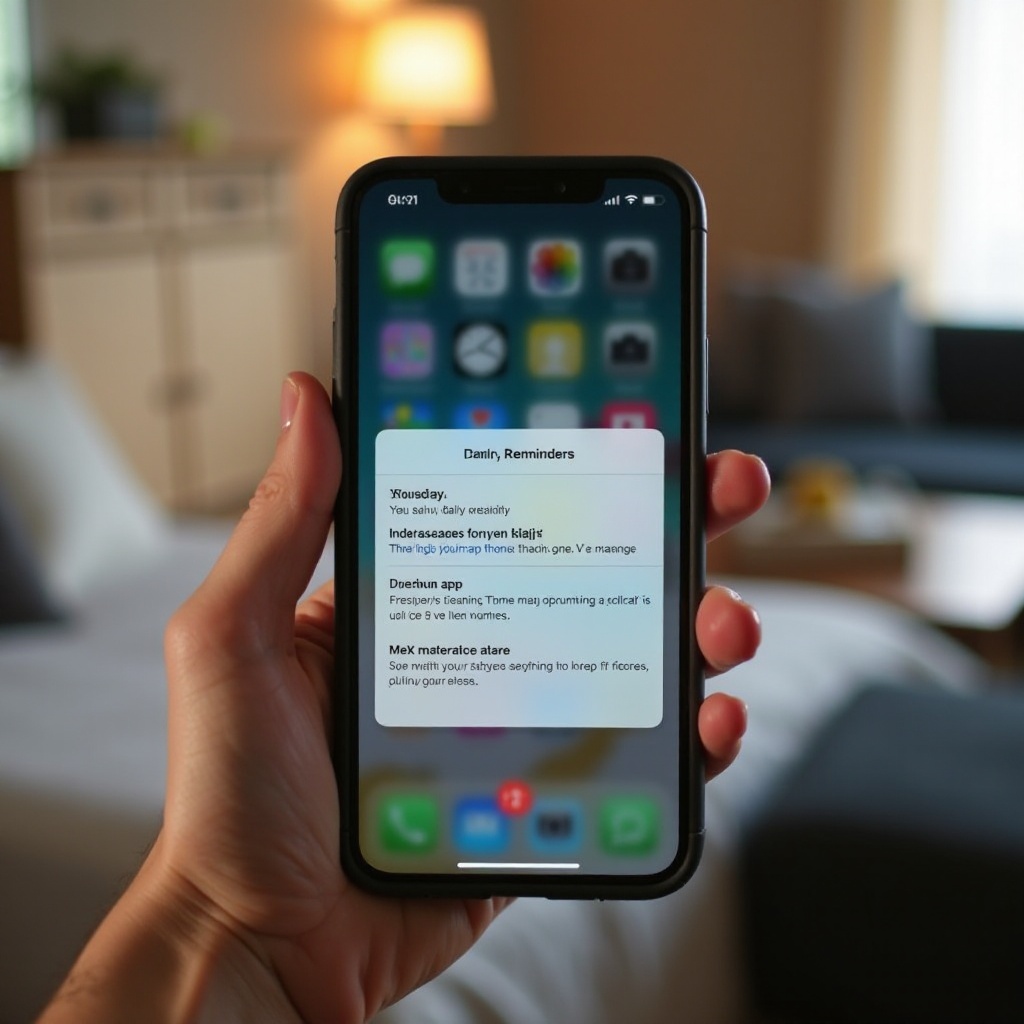 cách đặt lời nhắc hàng ngày trên iPhone