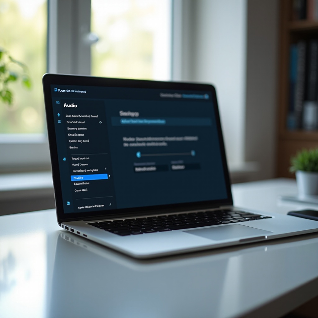 ligar o som no laptop