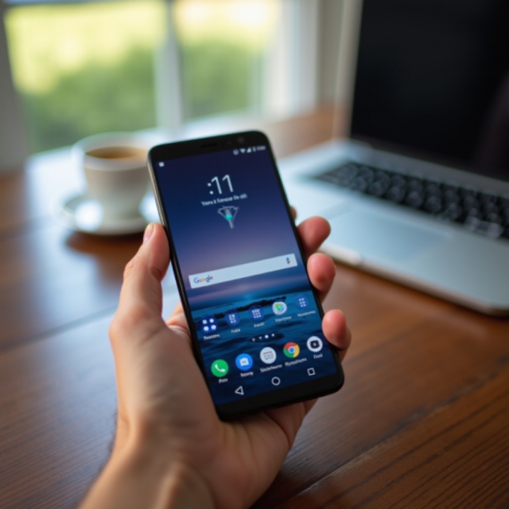cara mengatur ulang layar beranda Android