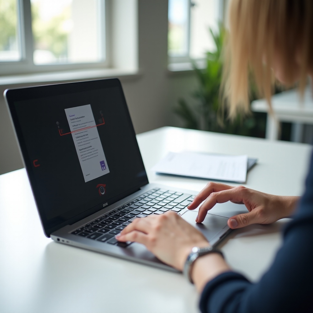 como digitalizar um documento no Chromebook